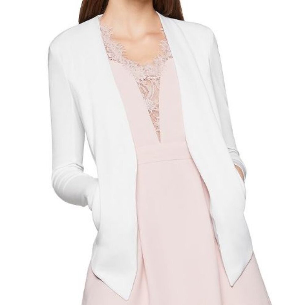 BCBGeneration Tuxedo Blazer Jacket SZ M GUC in 'Optic White'